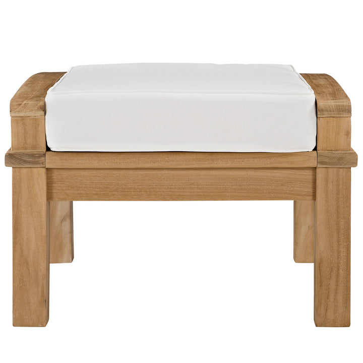 Malibu Outside Patio Teak Ottoman