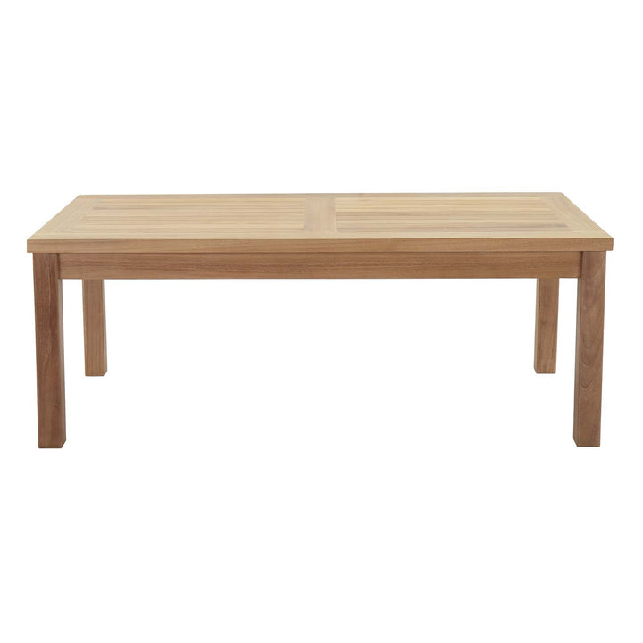 Monaco Open-air Platform Teak Rectangle Coffee Table