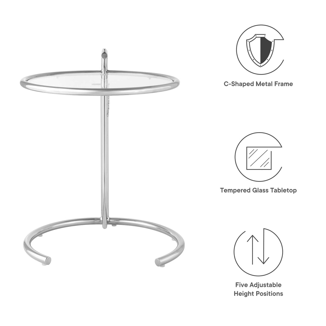 Emilia Grant Metallic Stand Table