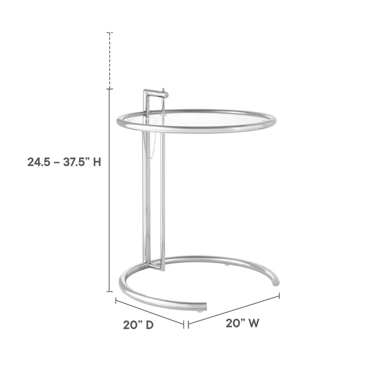 Emilia Grant Metallic Stand Table