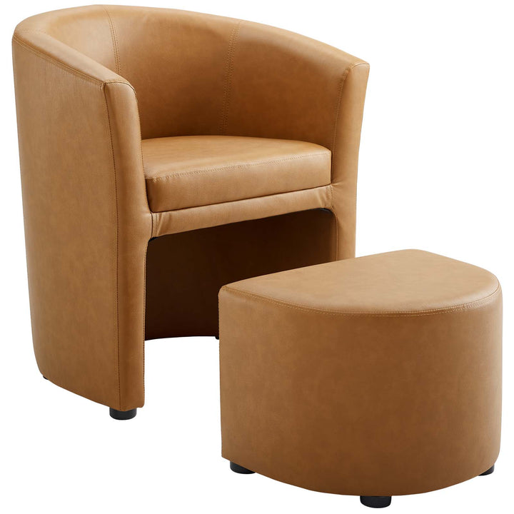 Discover Accent Chair and Footrest