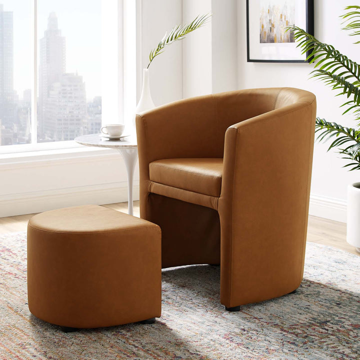 Discover Accent Chair and Footrest