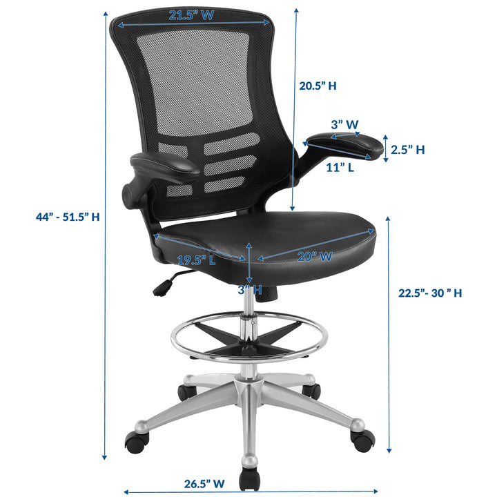 Aspiration Vinyl Drafting Chair