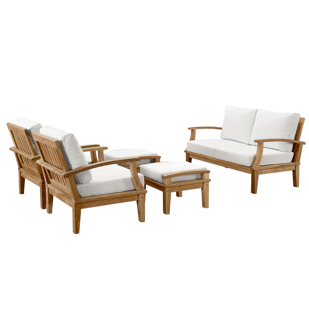 Monterey 5 Piece Outdoor Patio Teak Set