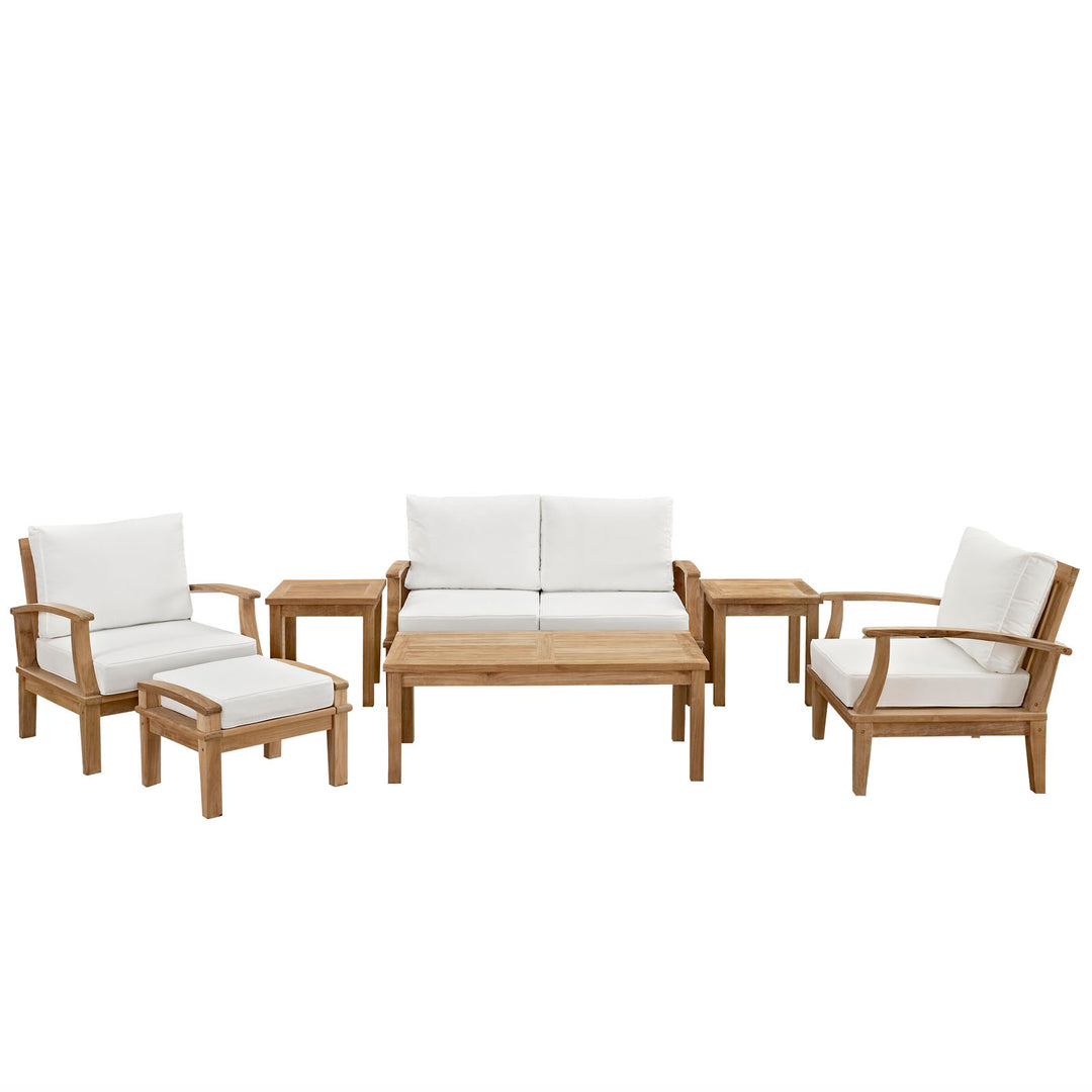 Monaco 7 Piece Outdoor Patio Teak Set