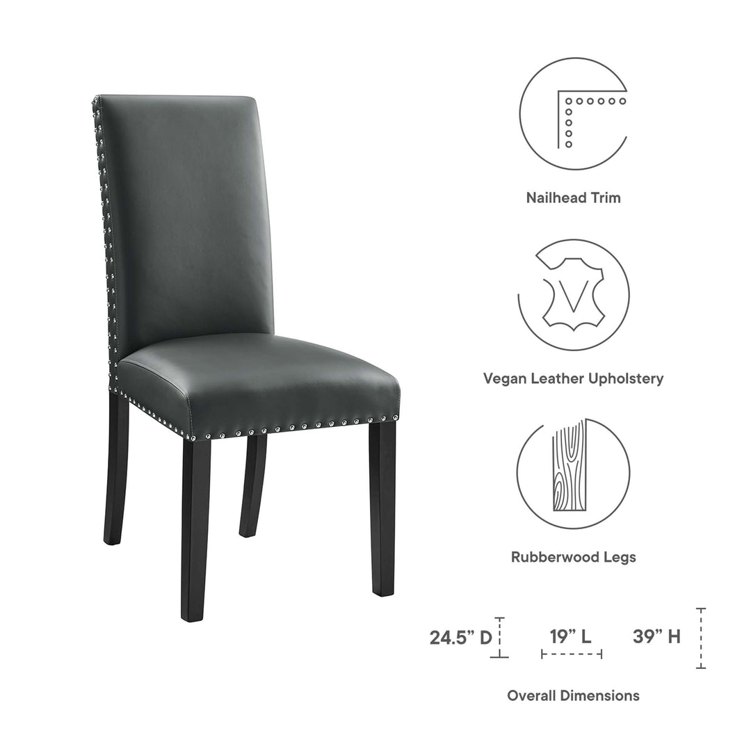 Prestige Dining Faux Leather Side Chair