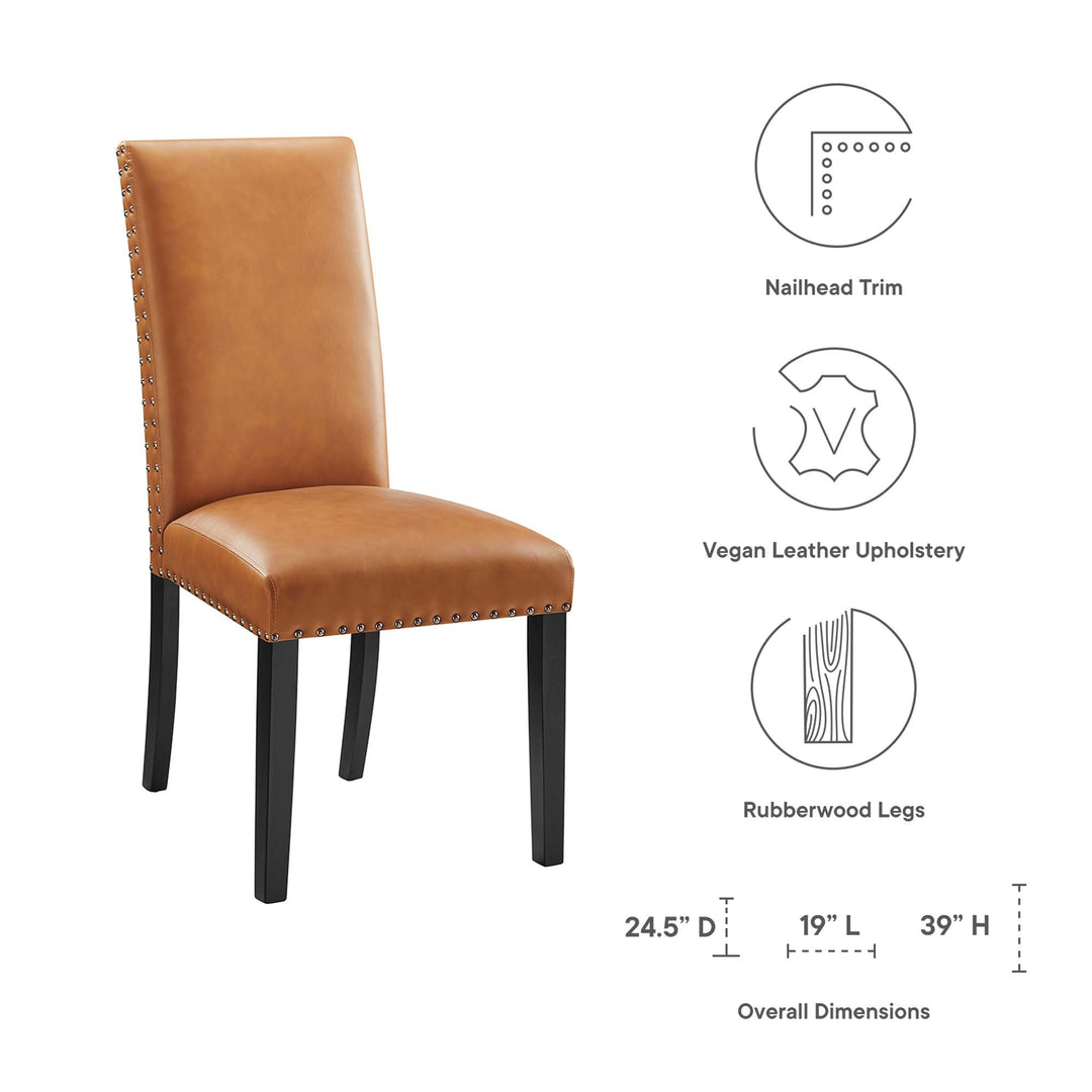 Prestige Dining Faux Leather Side Chair