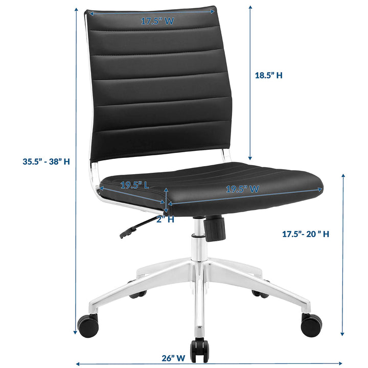 Jazz Armless Mid Back Office Chair