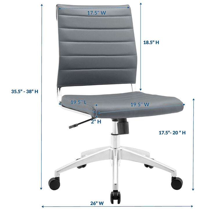 Jazz Armless Mid Back Office Chair