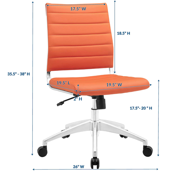 Jazz Armless Mid Back Office Chair