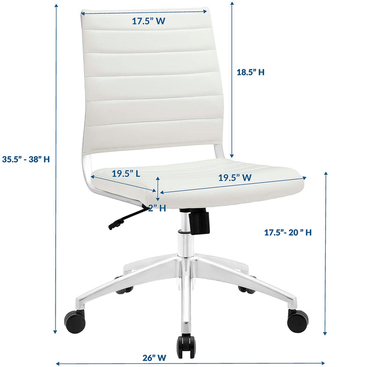 Jazz Armless Mid Back Office Chair