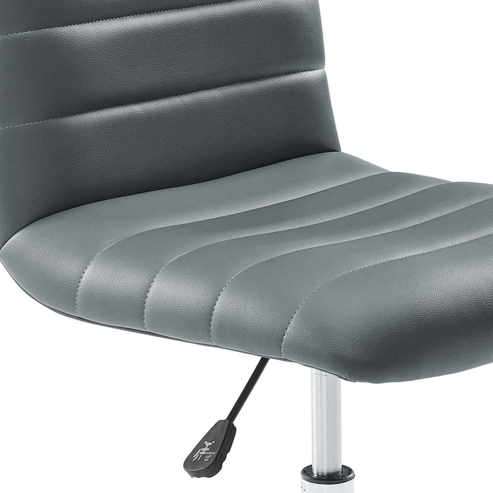 Ripple Retro Mid Back Vinyl Office Chair