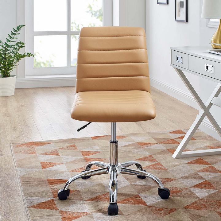 Ripple Retro Mid Back Vinyl Office Chair