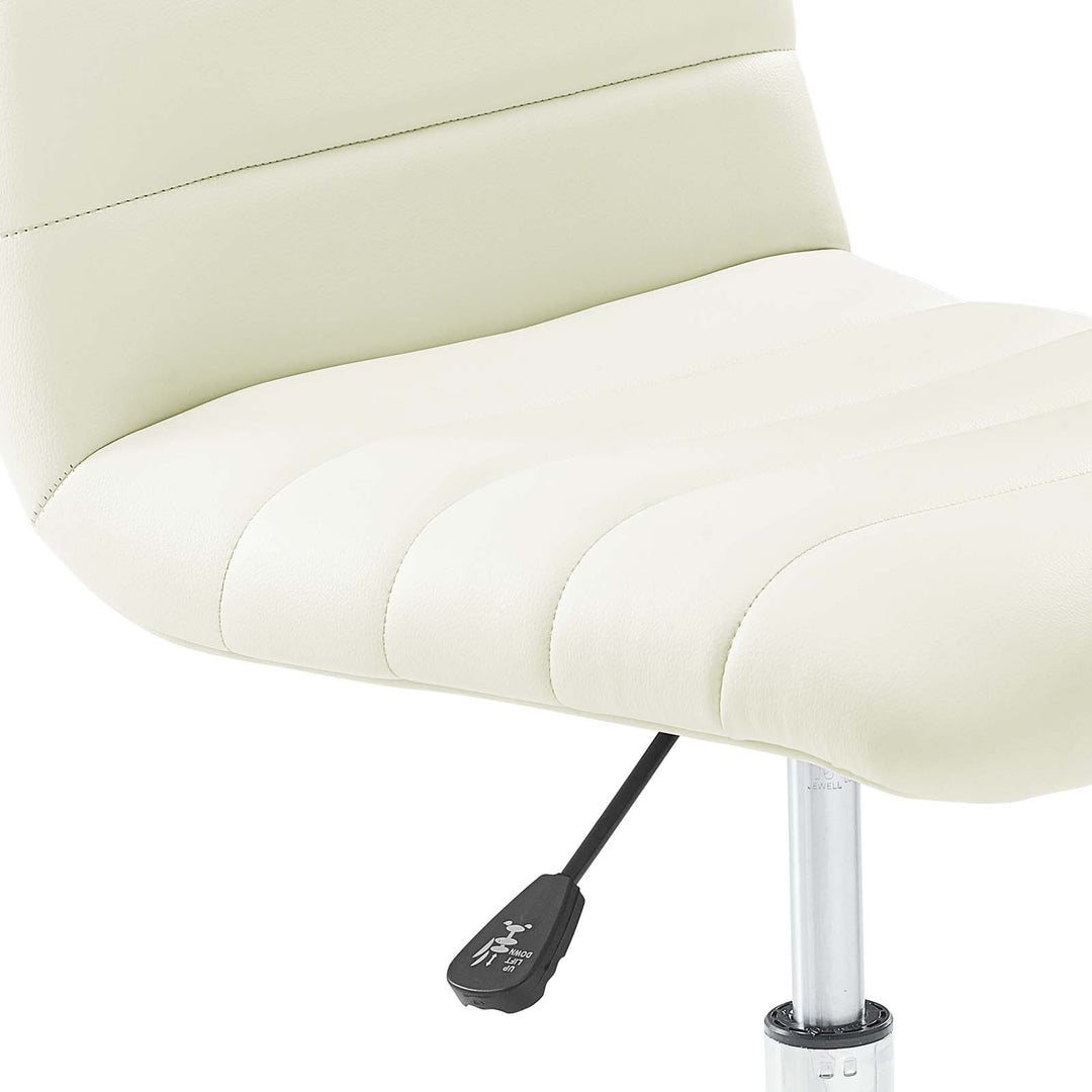 Ripple Retro Mid Back Vinyl Office Chair