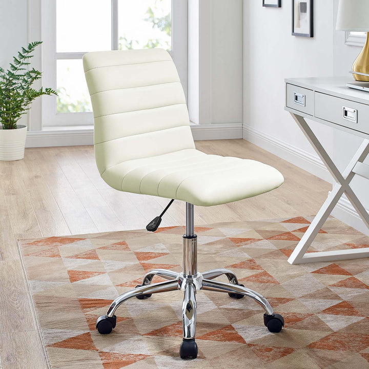 Ripple Retro Mid Back Vinyl Office Chair