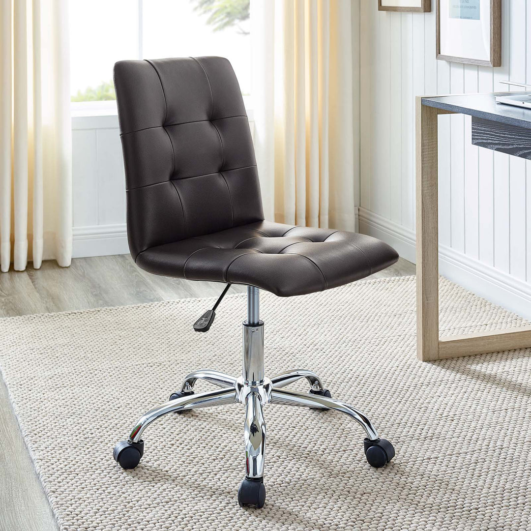 Pose Armless Mid Back Office Chair