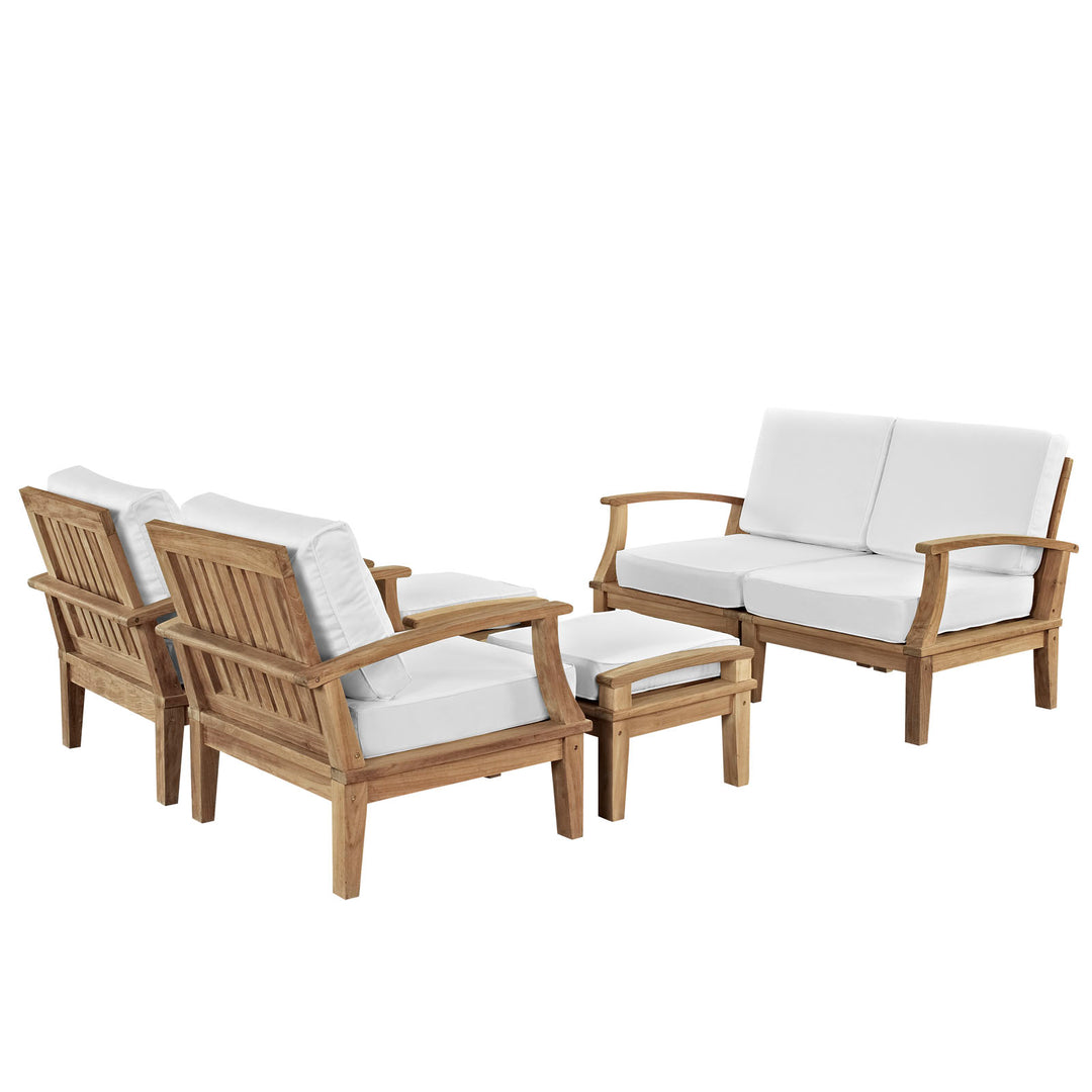 Mira 6 Piece Outdoor Patio Teak Set