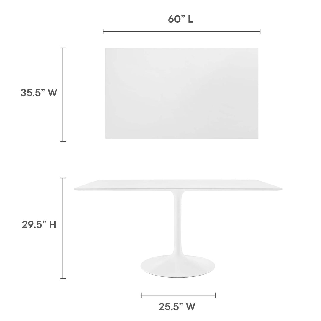 Loren 60" Rectangle Wood Dining Table