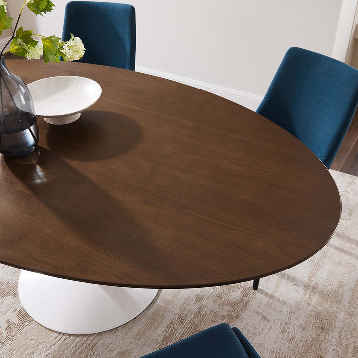 Lennox 78" Oval Wood Dining Table