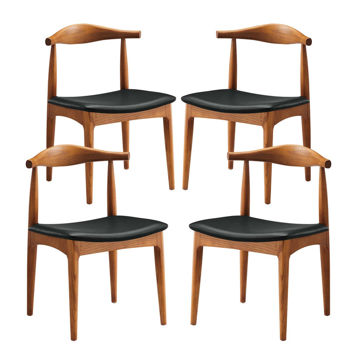 Talia Wood Dining Chairs Set of 4