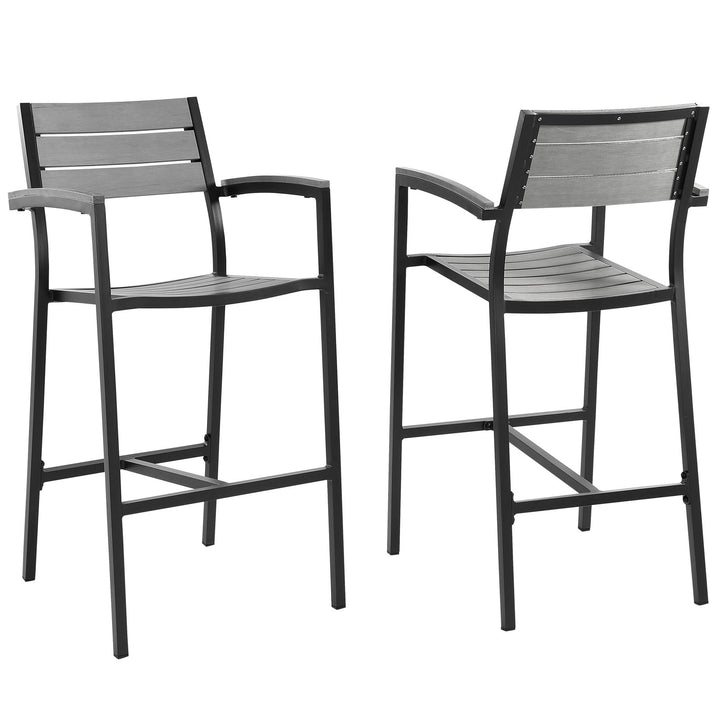 Maine Outside Patio Pub Stools Set of 2