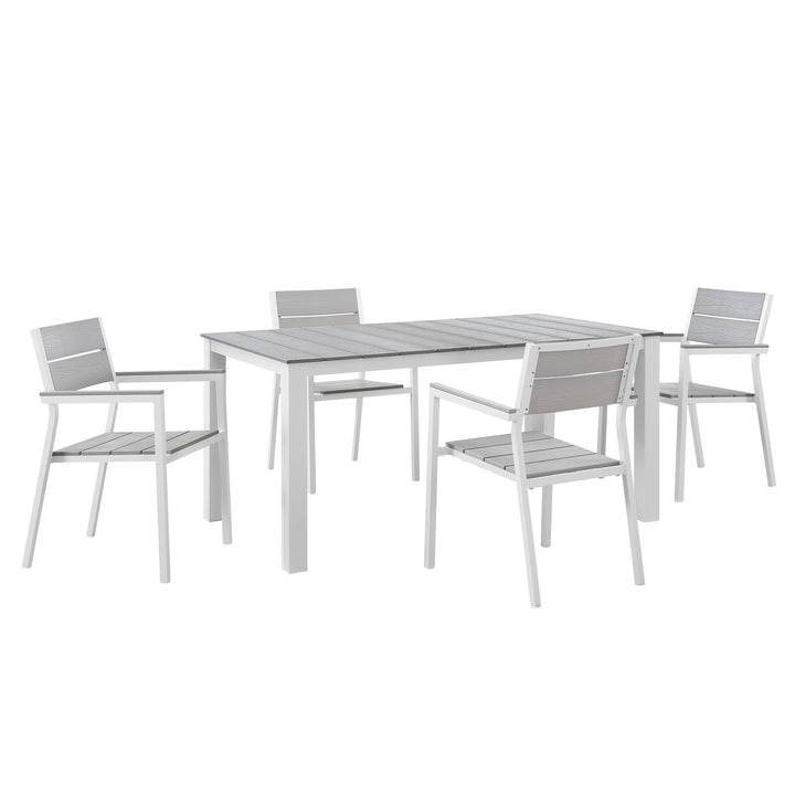 Maine 5 Piece Patio Dining Ensemble