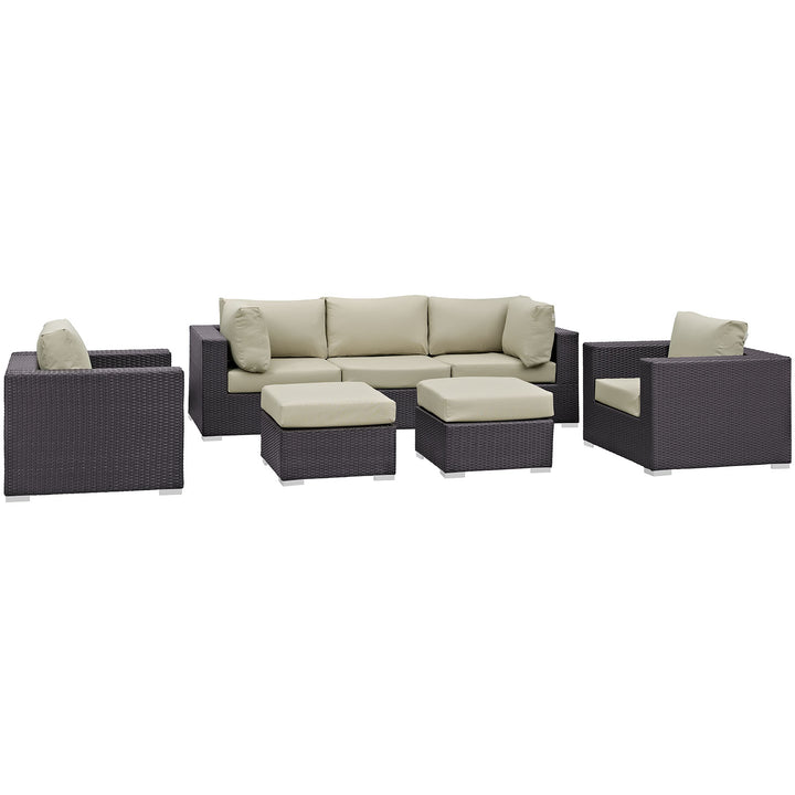 Grove 7-Piece Outdoor Patio Sectional Set