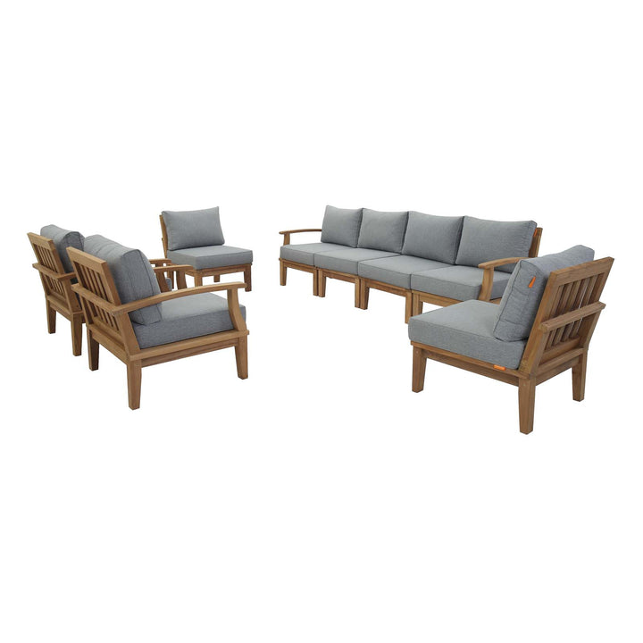 Monterey 8 Piece Outdoor Patio Teak Set