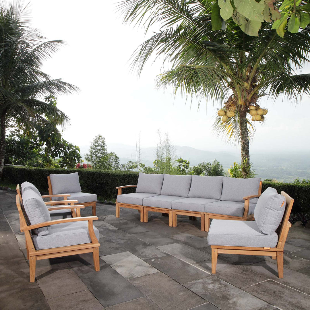 Monterey 8 Piece Outdoor Patio Teak Set