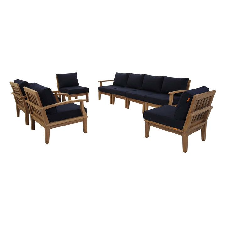 Monterey 8 Piece Outdoor Patio Teak Set