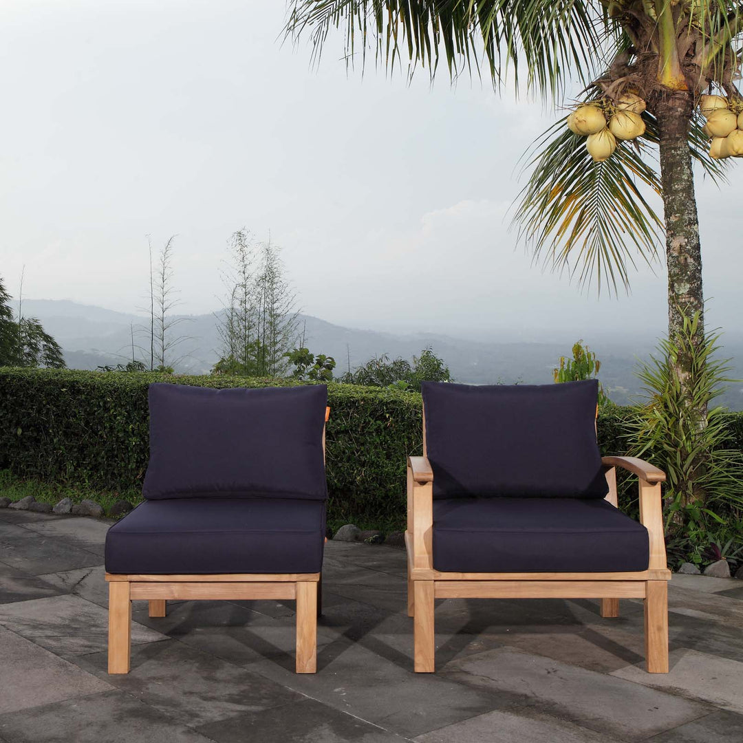 Mira 2 Piece Outdoor Patio Teak Set