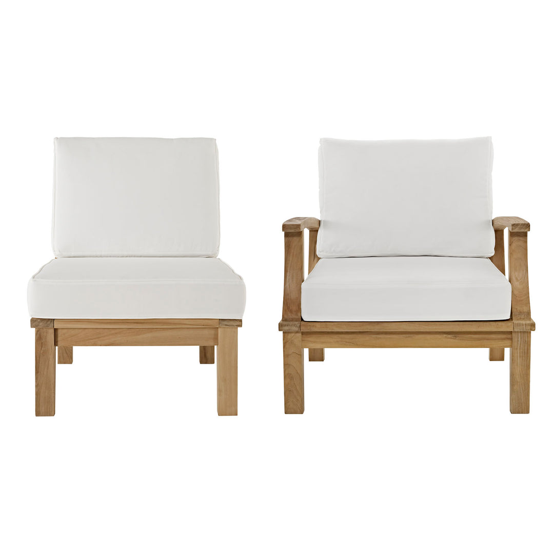 Mira 2 Piece Outdoor Patio Teak Set