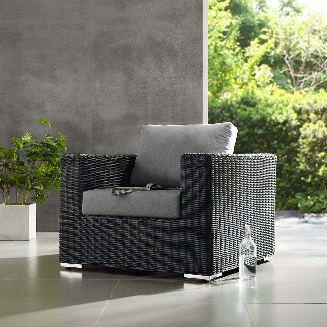 Solstice Outdoor Patio Fabric Sunbrella® Armchair