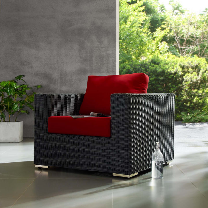 Solstice Outdoor Patio Fabric Sunbrella® Armchair