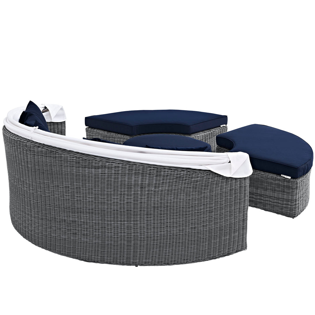 Sanctuary Canopy Outdoor Patio Sunbrella® Daybed