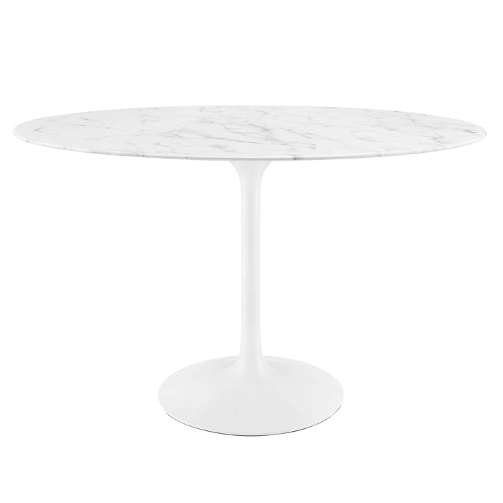 Lunar 48" Oval Onyx Dining Table