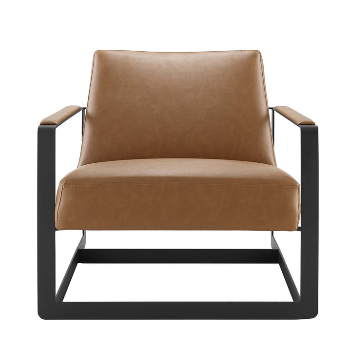 Sway Vegan Leather Accent Chair