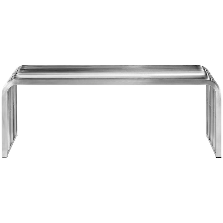 Polished 47" Stainless Steel Seat