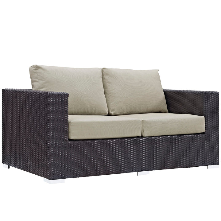 Concord 5 Piece Outdoor Patio Sofa Set