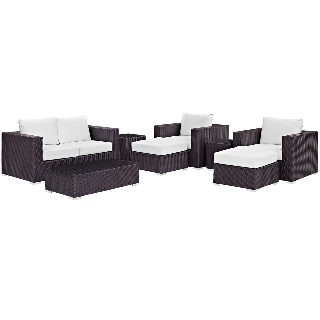 Concord 8 Piece Outdoor Patio Sofa Set