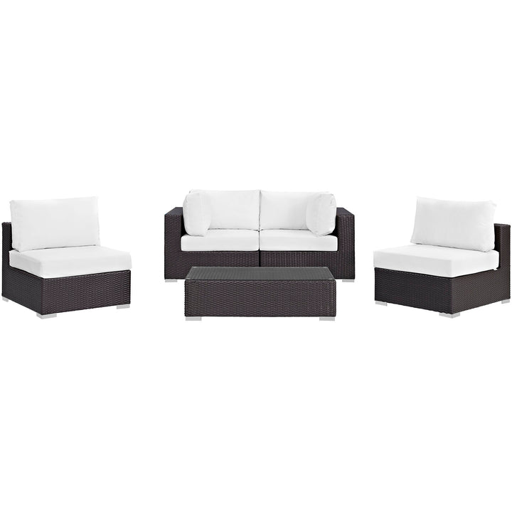 Convene 5 Piece Outdoor Patio Seating Set