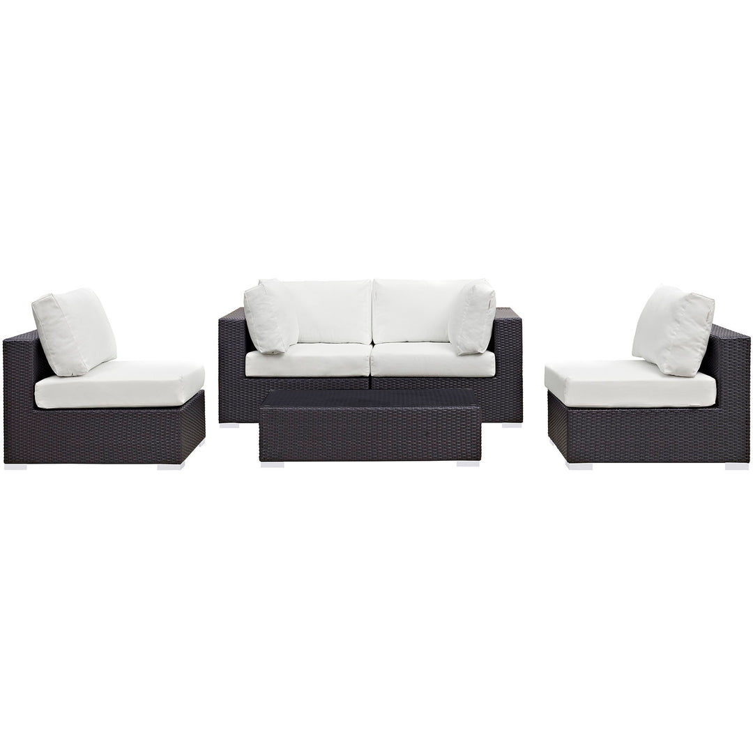 Convene 5 Piece Outdoor Patio Seating Set