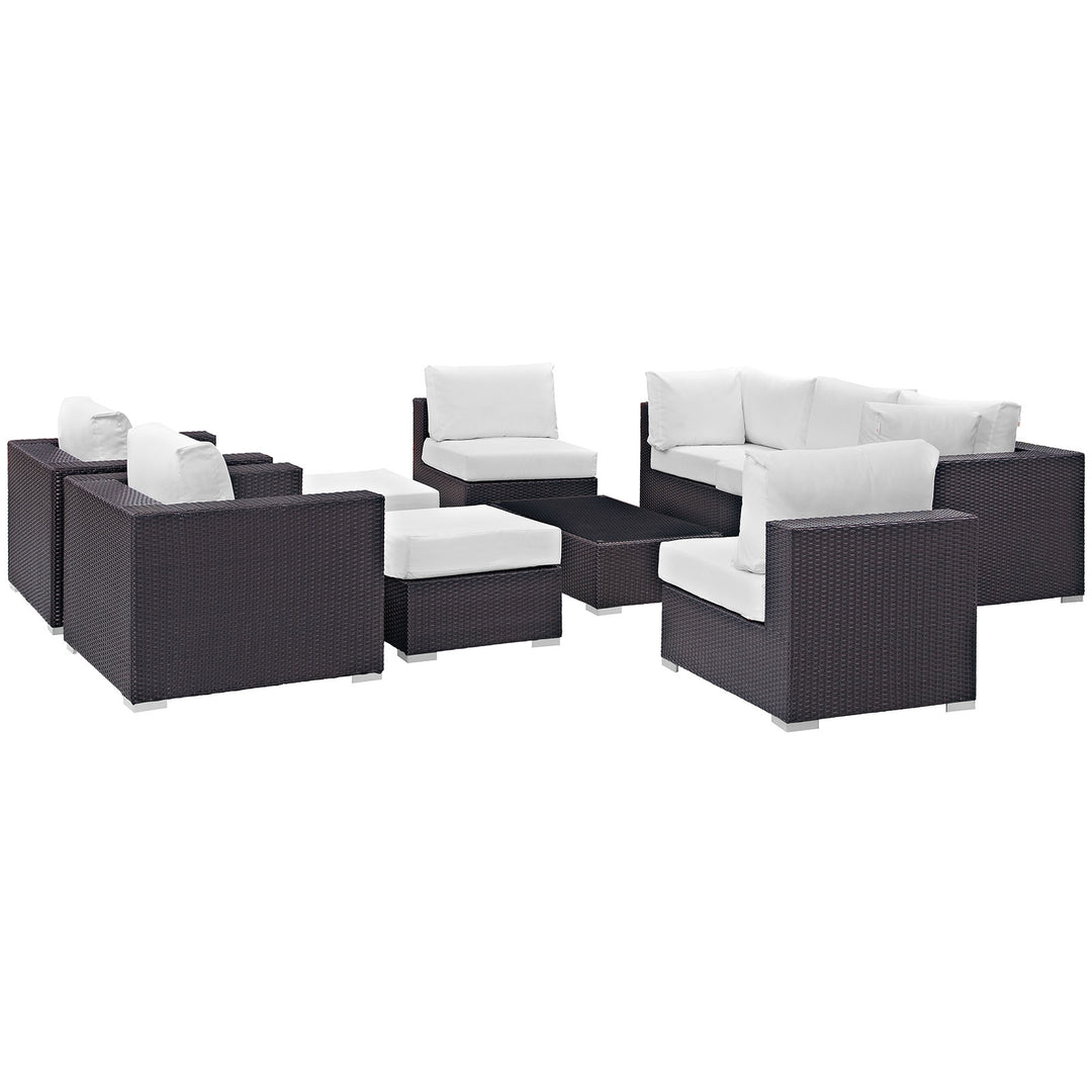 Coalesce 10 Piece Outdoor Patio Sectional Set