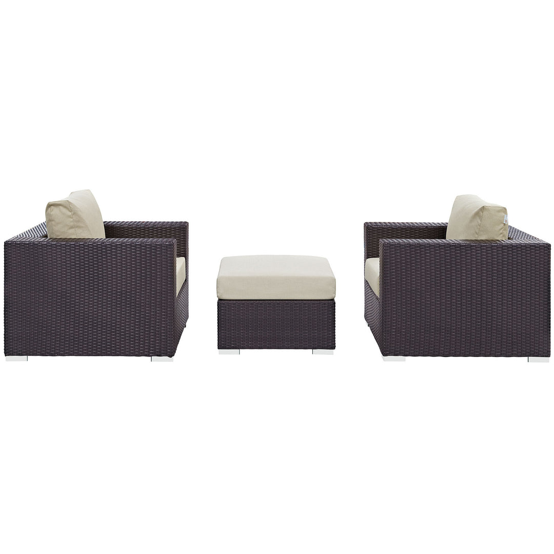 Converge 3 Piece Outdoor Patio Sofa Set