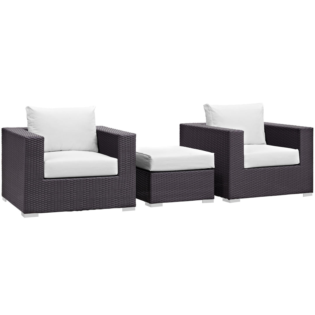 Converge 3 Piece Outdoor Patio Sofa Set