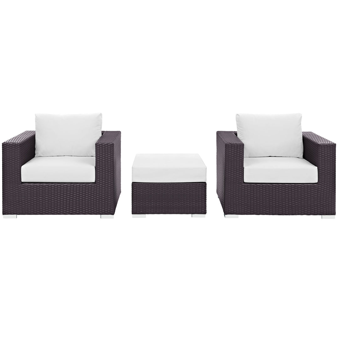 Converge 3 Piece Outdoor Patio Sofa Set