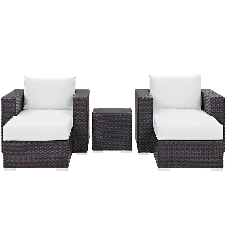 Compose 5 Piece Outdoor Patio Sectional Set