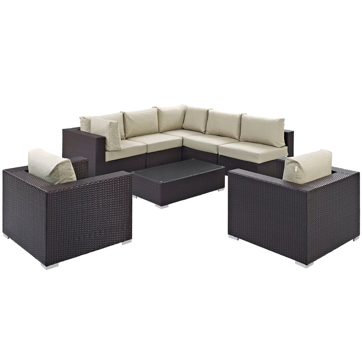 Converge 8 Piece Outdoor Patio Sofa Set