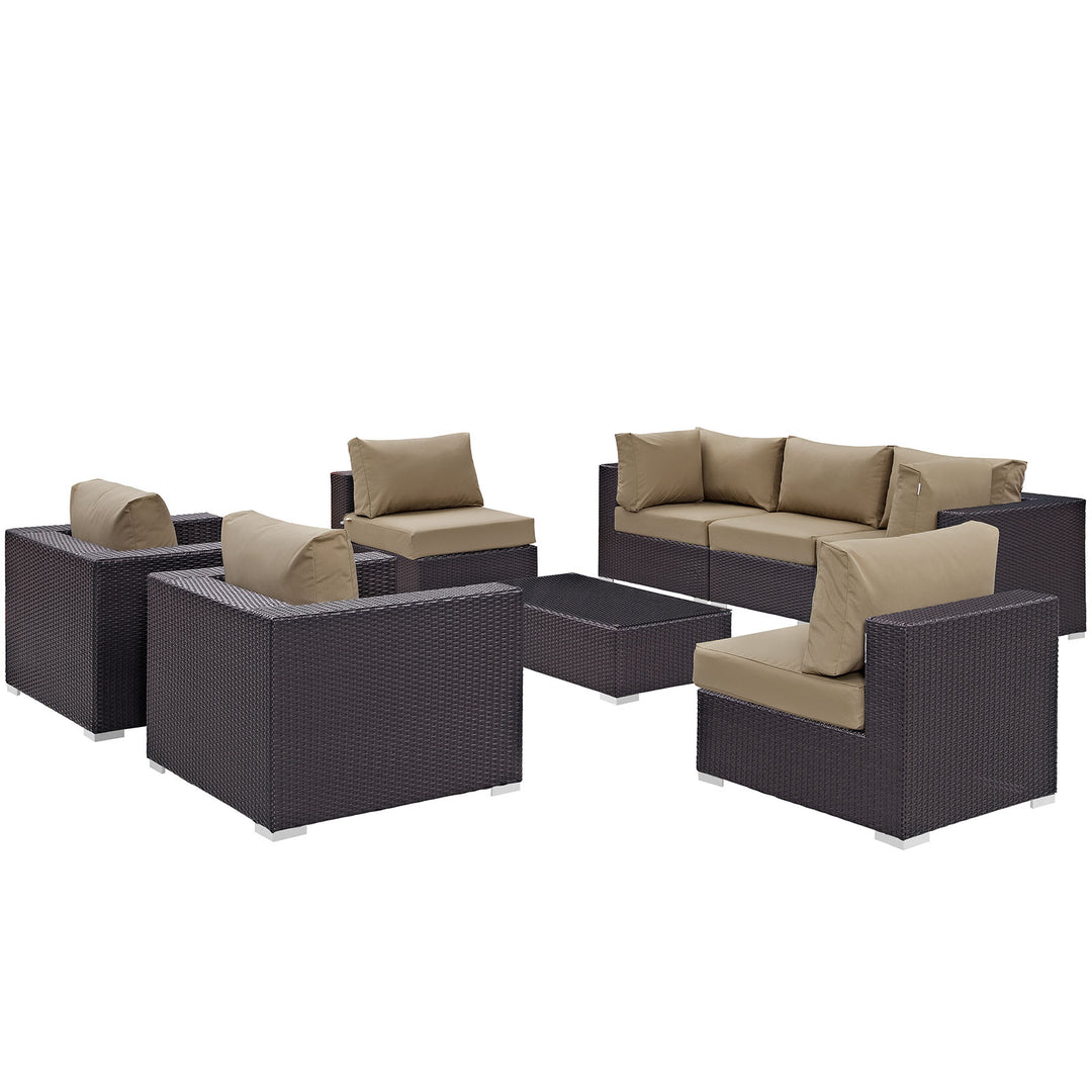 Converge 8 Piece Outdoor Patio Sofa Set