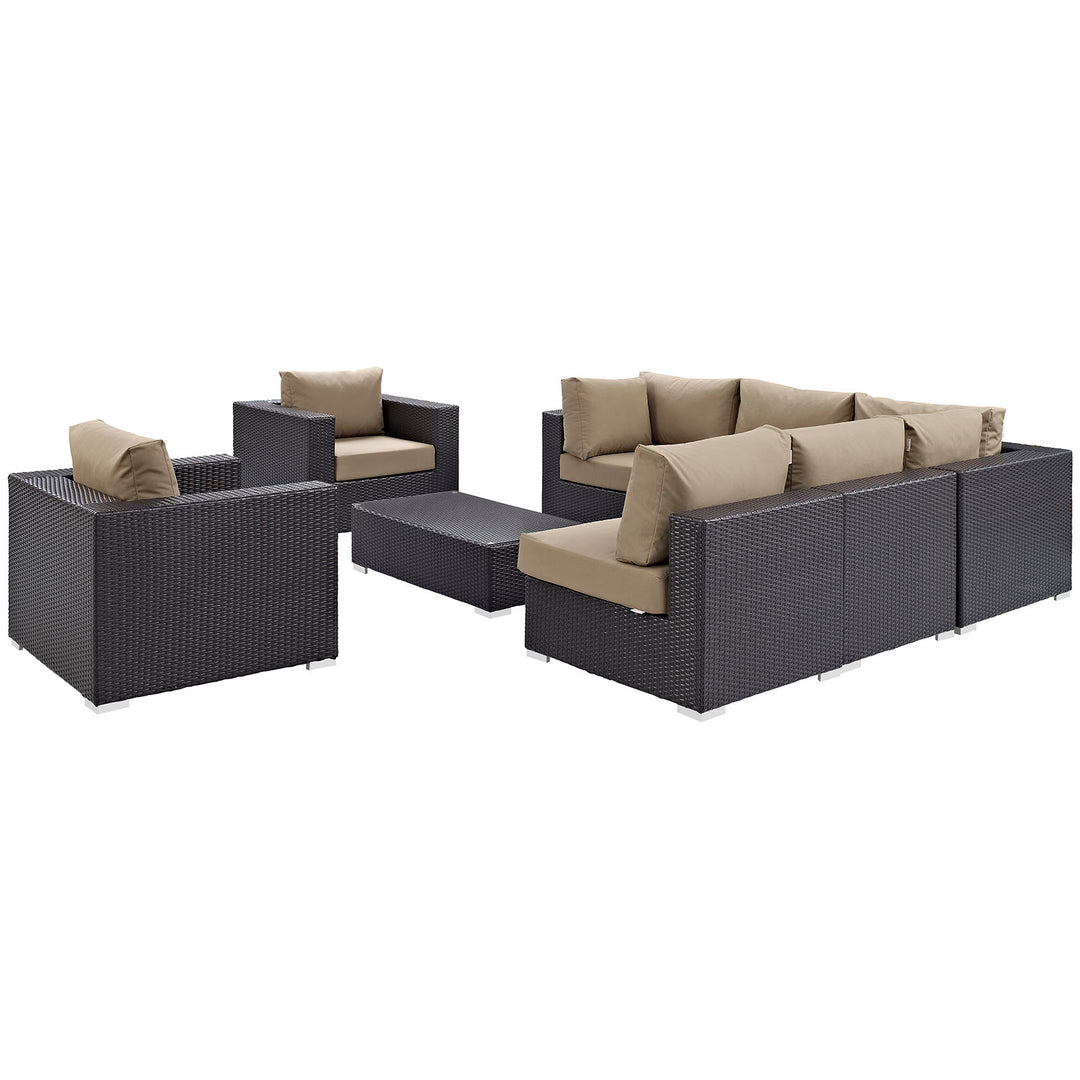 Converge 8 Piece Outdoor Patio Sofa Set